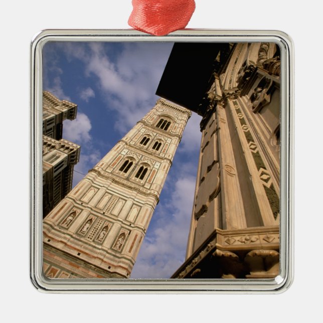 Europe, Italy, Tuscany, Florence. Piazza del 3 Metal Ornament (Front)