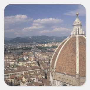 Europe, Italy, Tuscany, Florence. Piazza del Square Sticker