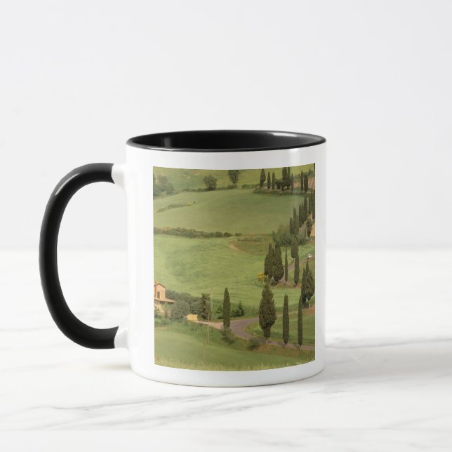 Europe, Italy, Tuscany, Monticchiello. Curvy Mug (Left)