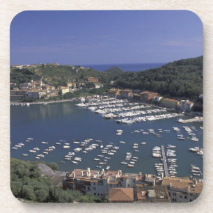 Europe, Italy, Tuscany, Porto Ercole, View of Coaster