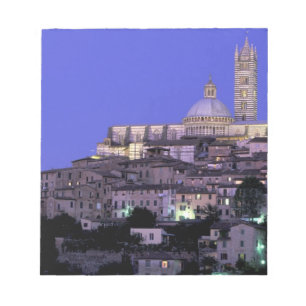 Europe, Italy, Tuscany, Siena. 13th C. Duomo and Notepad
