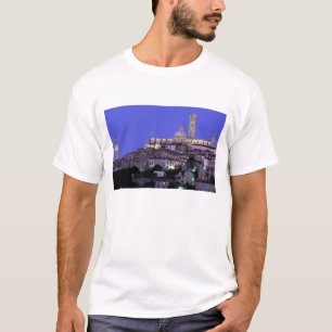 Europe, Italy, Tuscany, Siena. 13th C. Duomo and T-Shirt