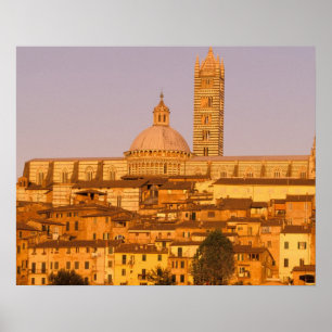 Europe, Italy, Tuscany, Siena. 13th century 2 Poster