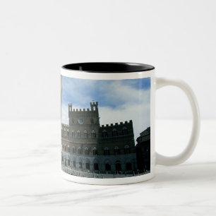 Europe, Italy, Tuscany, Siena. Piazza del Two-Tone Coffee Mug