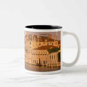 Europe, Italy, Veneto, Venice. Sunset view of Two-Tone Coffee Mug