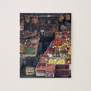 Europe, Italy, Venice area. Colourful fruits and Jigsaw Puzzle
