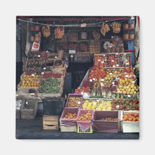 Europe, Italy, Venice area. Colourful fruits and Magnet