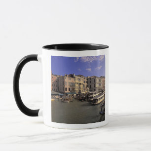 Europe, Italy, Venice, Boat traffic by Rialto Mug