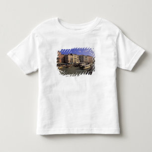 Europe, Italy, Venice, Boat traffic by Rialto Toddler T-Shirt