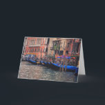Europe, Italy, Venice, gondolas in canal Card<br><div class="desc">Europe,  Italy,  Venice,  gondolas in canal � Julie Eggers / DanitaDelimont.com</div>