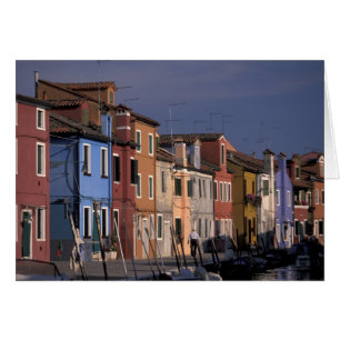 Europe, Italy, Venice. Multi, coloured houses