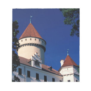 Europe, Konopiste Castle, Czech Republic, statue Notepad