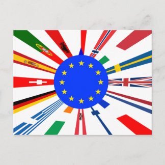 Europe, Land of the Rising Sun Postcard