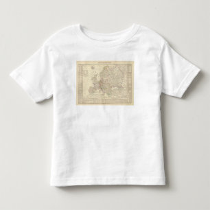 Europe map 2 toddler T-Shirt