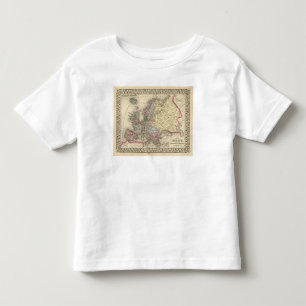 Europe Map by Mitchell Toddler T-Shirt