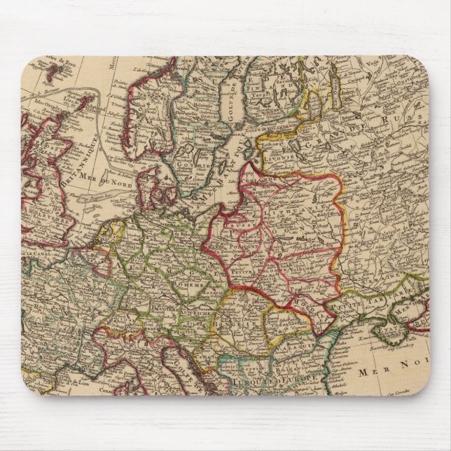 Europe map mouse pad (Front)