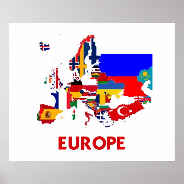EUROPE MAP POSTER (Front)