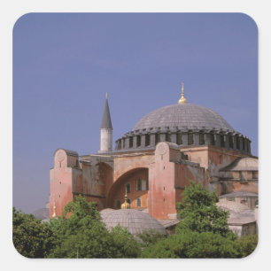 Europe, Middle East, Turkey, Istanbul. Aya Square Sticker