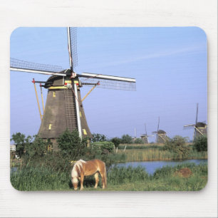 Europe, Netherlands, Zuid Holland, Kinderdijk. 2 Mouse Pad