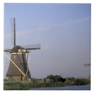 Europe, Netherlands, Zuid Holland, Kinderdijk. Ceramic Tile