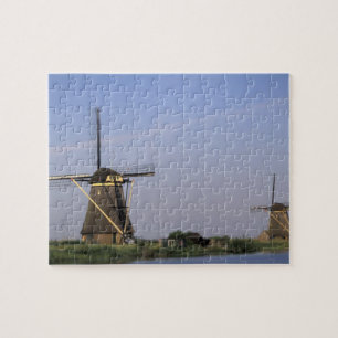 Europe, Netherlands, Zuid Holland, Kinderdijk. Jigsaw Puzzle