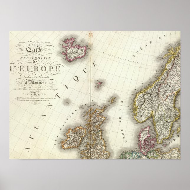 Europe Northwest Poster (Front)