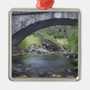 Europe, Norway. Stone Bridge enroute to Bergen Metal Tree Decoration