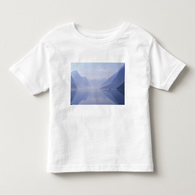 Europe, Norway. Vertical walls reflected in Toddler T-Shirt (Front)