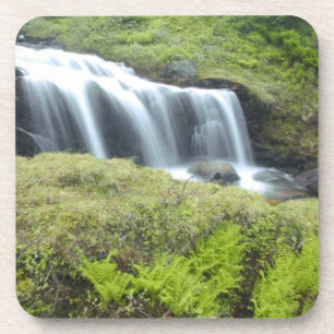 Europe, Norway. Waterfall. Coaster