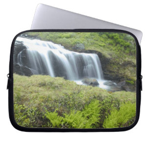 Europe, Norway. Waterfall. Laptop Sleeve