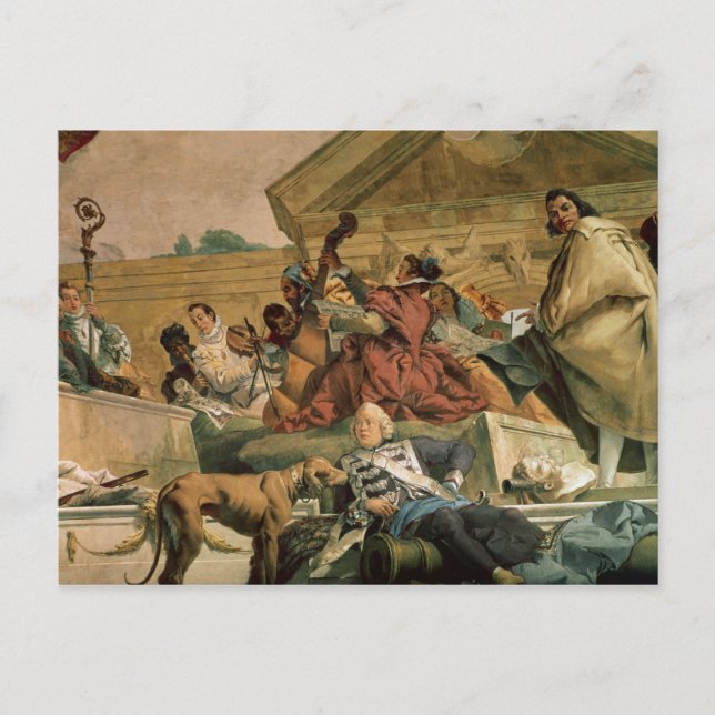 Europe, one of the Four Continents Postcard (Front)