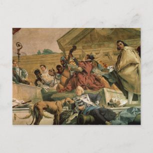 Europe, one of the Four Continents Postcard