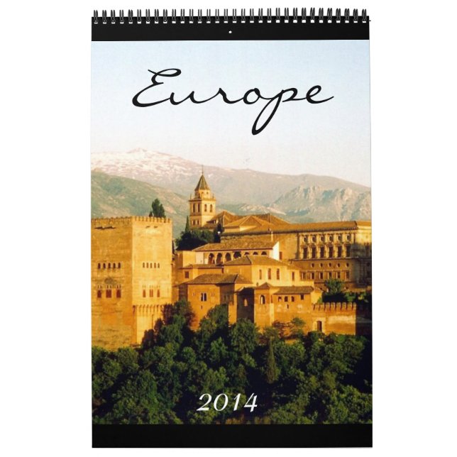 europe photography 2014 calendar (Cover)