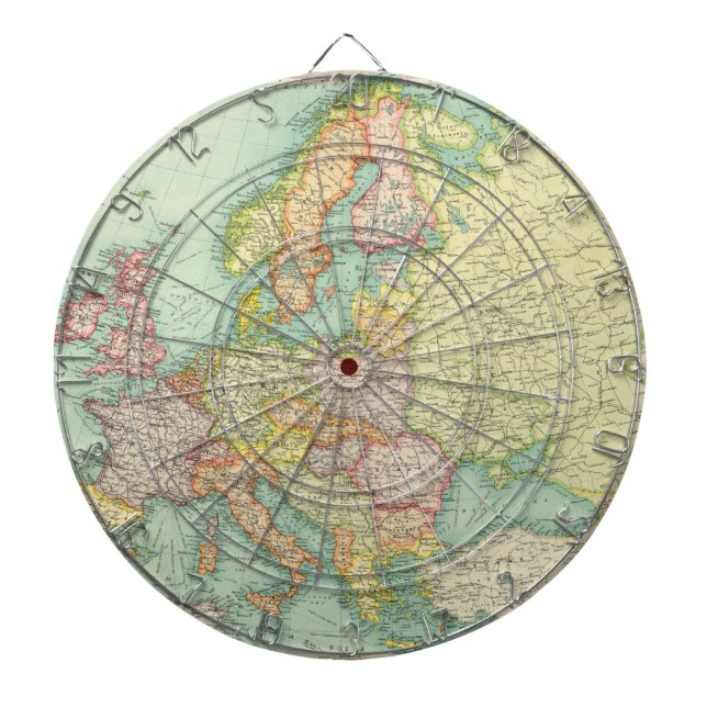 Europe - political. dartboard (Front)