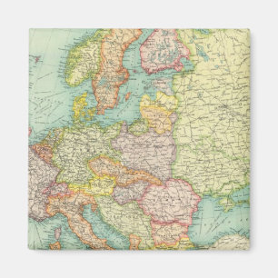 Europe political Map Magnet