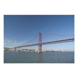 Europe, Portugal, Lisbon aka Lisboa). Ponte Photo Print