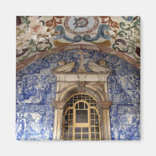 Europe, Portugal, Obidos. Colourful architectural Magnet