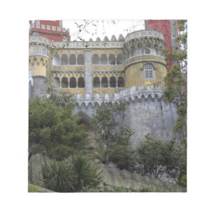 Europe, Portugal, Sintra. The Pena National 3 Notepad
