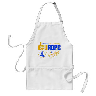 Europe Rocks! apron - choose style