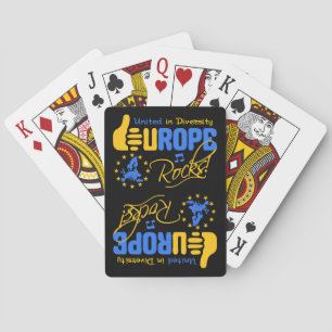 EUROPE ROCKS playing cards