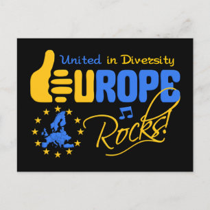 Europe Rocks! postcard