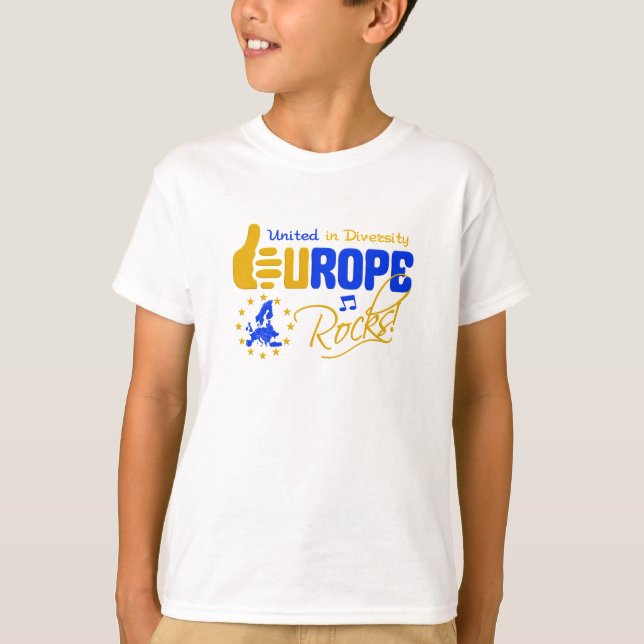 Europe Rocks! shirt - choose style (Front)