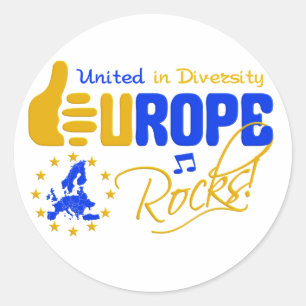 Europe Rocks! stickers - choose style