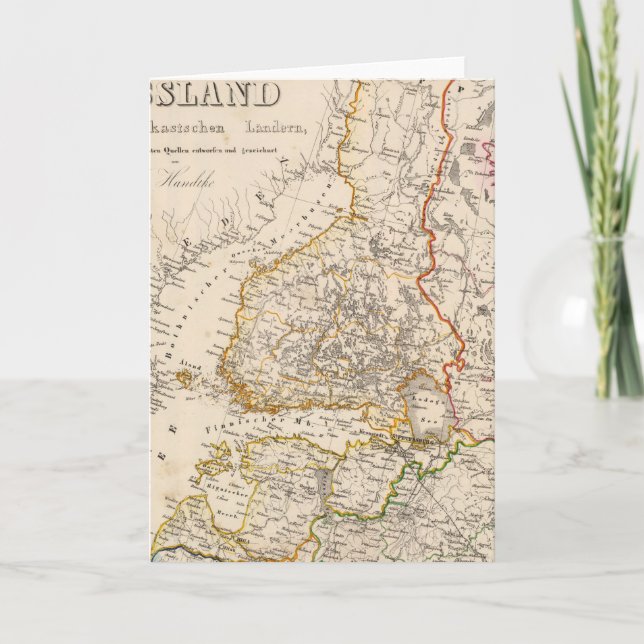 Europe, Russia, Finland 2 Holiday Card (Front)