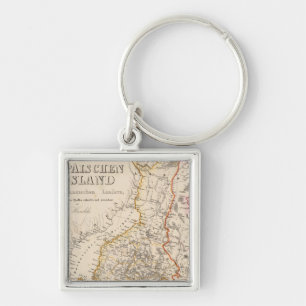 Europe, Russia, Finland 2 Key Ring