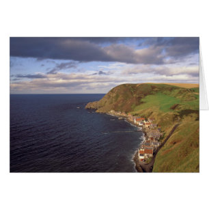 Europe, Scotland, Aberdeen. Overhead view of