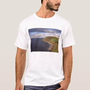 Europe, Scotland, Aberdeen. Overhead view of T-Shirt