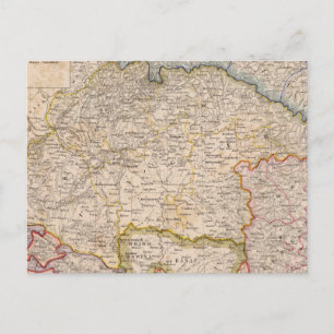 Europe, Slovakia, Hungary Postcard