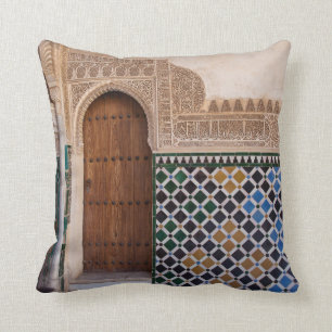 Europe, Spain, Andalusia, Granada, Alhambra Cushion