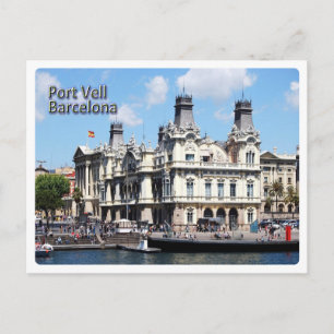 Europe - Spain - Barcelona - Port Vell - Postcard